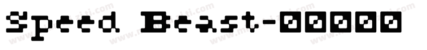 Speed Beast字体转换